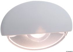 Biała lampka nocna Steeplight LED z białym korpusem